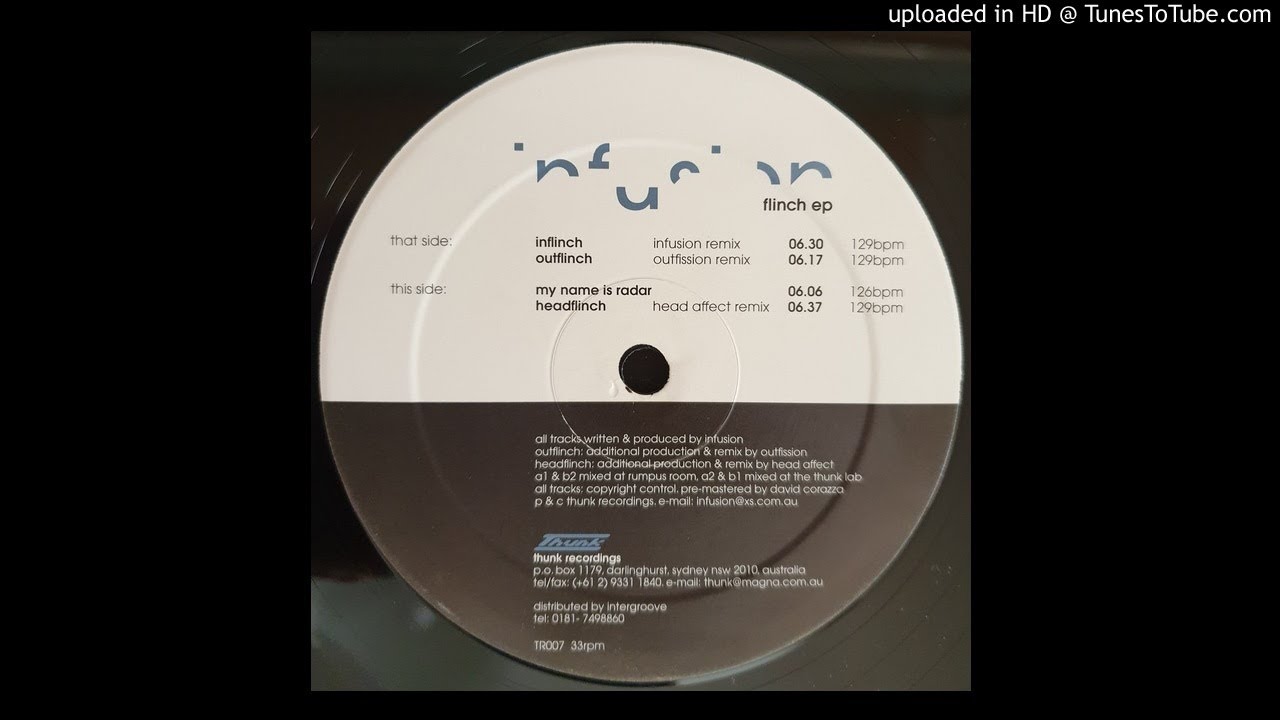 Watch Infusion - Headflinch ( Head Affect Remix ) on YouTube Watch Infusion - Headflinch ( Head Affect Remix ) on YouTube
