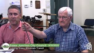 Essex Junction City Council - 8/10/2022