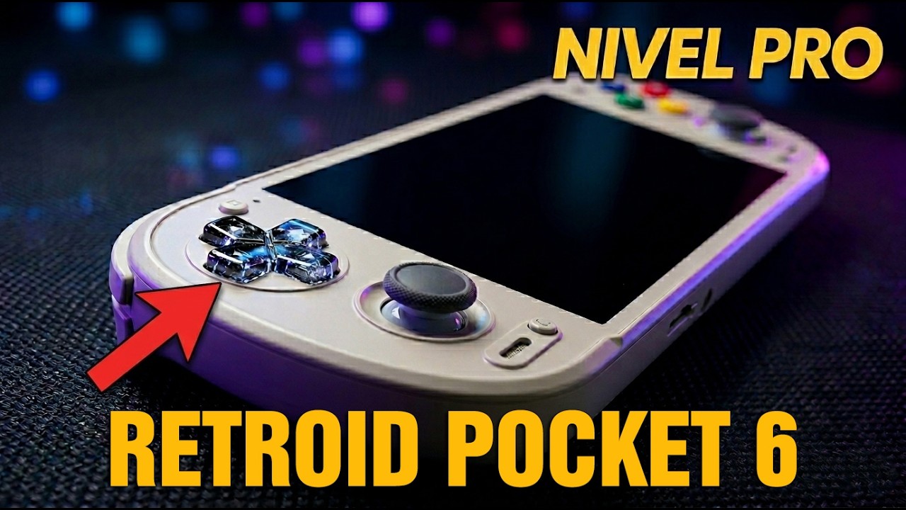 CAMBIO RADICAL! ✨ Modificando la cruceta de mi Retroid Pocket 6 (Efecto Cristal)