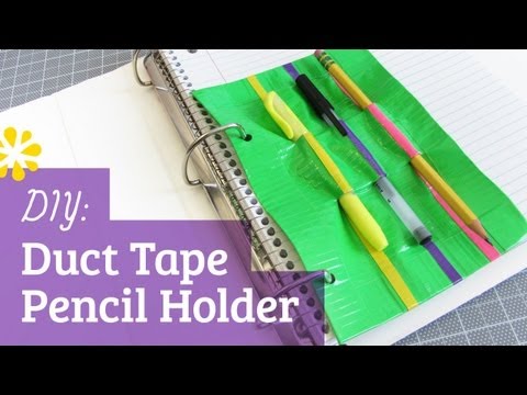 Come Together Kids: Duck Tape Notebooks with Pencil Holder