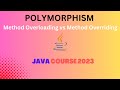 POLYMORPHISM in Java | Compile Time VS Runtime | Java Course 2023