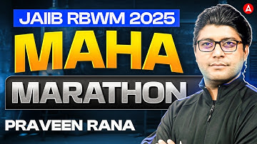 JAIIB RBWM Maha Marathon | JAIIB RBWM 2025 | RBWM Marathon JAIIB | JAIIB NOV 2025
