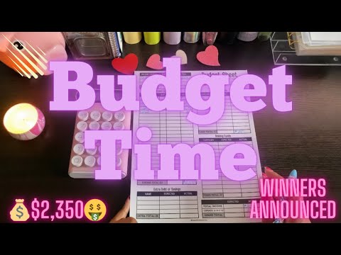 Budget With Me | $2,350😉💰 | Zero-Based Budgeting | Single Income