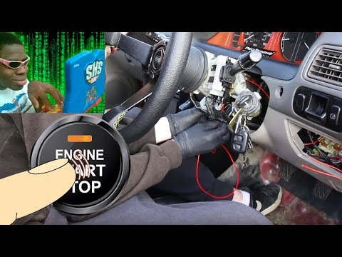 How To Install A Push To Start Button! (Corolla 1998 4EFE)