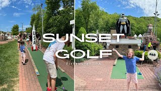 A Must Visit for All Mini Golf Lovers!!! |Sunset Golf | Pittsburgh, PA