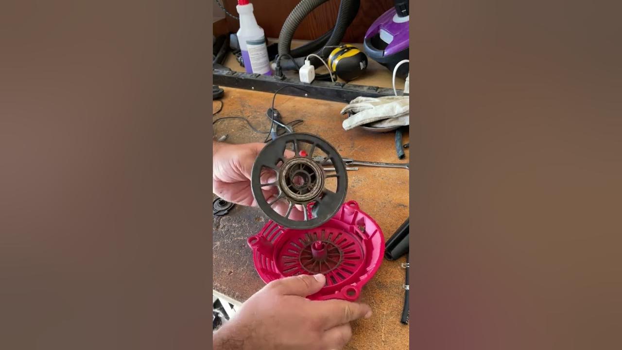 Honda recoil slow to return - How to fix - YouTube