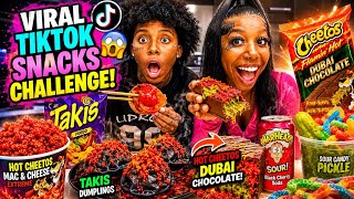 TRYING TIKTOK VIRAL SNACKS 😍🥺!! 
