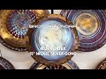Grotta Sonora - 15" Blue Vortex Nickel Silver Handheld Gong - D 151 Hz