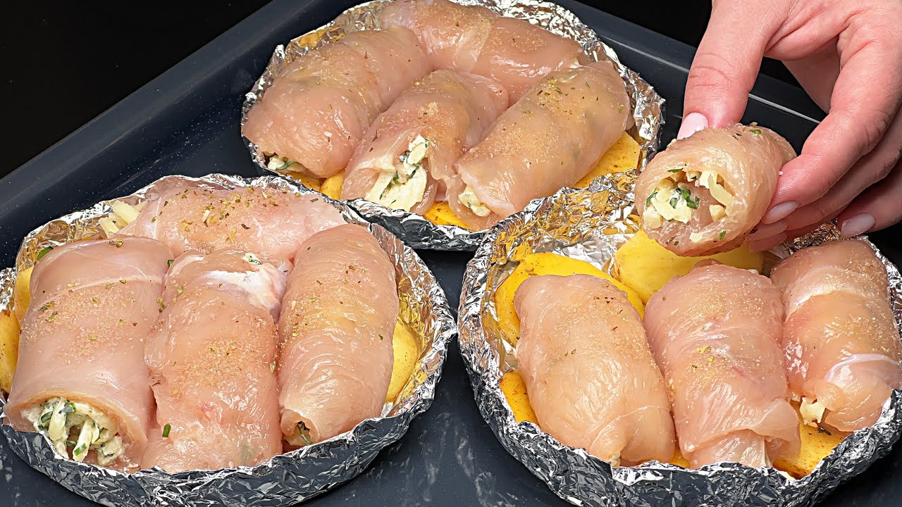 Dieses Hühnchenrezept stammt aus einem französischen Restaurant 🔝Ich koche es jeden Tag!