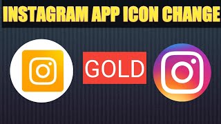 How To Get Gold Instagram App Icon || Hidden Features ||  Change Instagram App Icon screenshot 2