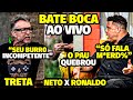 Treta net0 aponta dedo pra cma de ronaldo e desce o cacete ao vivo ps acusa0 na saf do cruzeiro