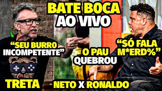 TRETA! NET0 APONTA DEDO PRA C!MA DE RONALDO E DESCE O CACETE AO VIVO PÓS ACUSAÇÃ0 NA SAF DO CRUZEIRO