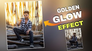 Learn How to Add a Realistic Glowing Light Effect to Photos | How to Create Golden Light in your ... screenshot 5