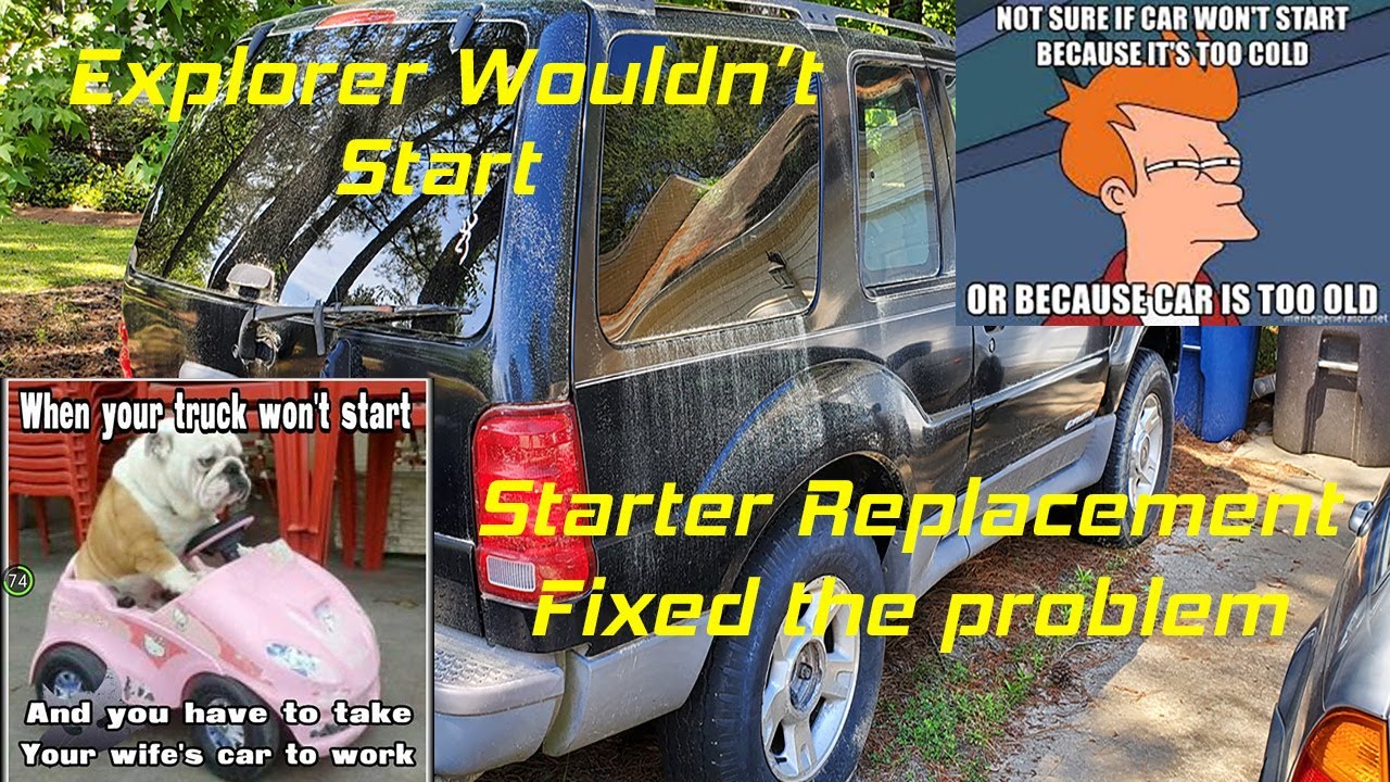 1997 ford explorer starter replacement