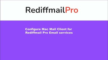 MacMail IMAP configuration for Rediffmail Pro / Enterprise Email services