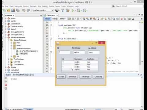 Video: ¿Qué es la tabla de datos en Java?