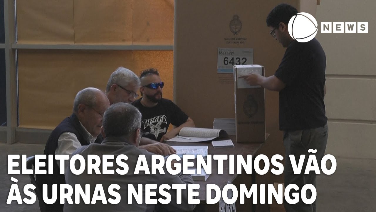 Eleitores argentinos vão às urnas neste domingo