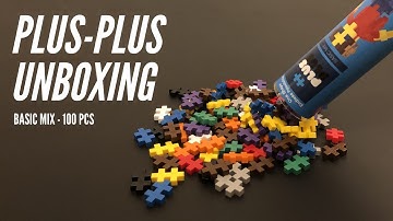 Plus-Plus Unboxing & Sorting |  BASIC MIX 100 PCS