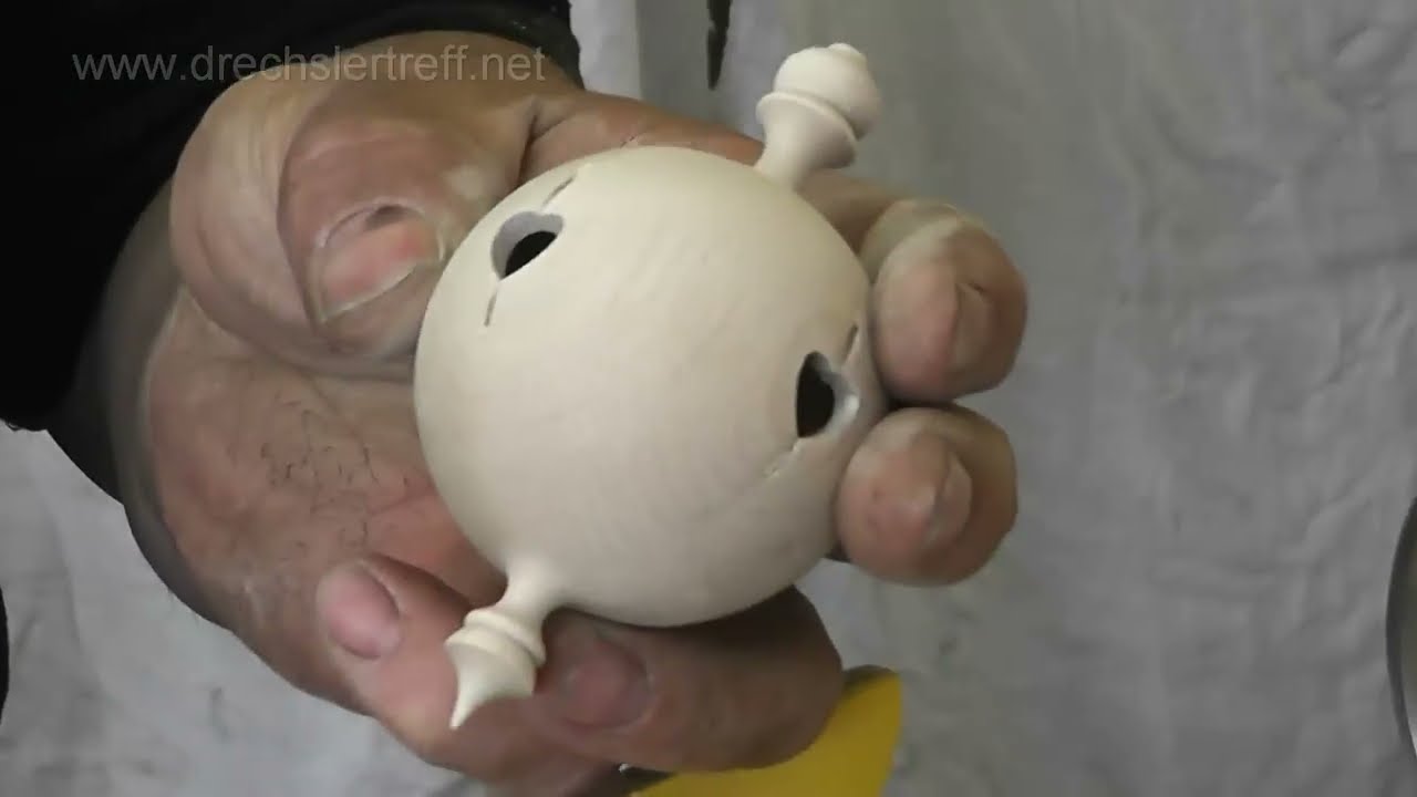 Wiedemann Kantelkugel - Set Kugeleinstechset Dekokugeln aus Holz drechseln Drechsler