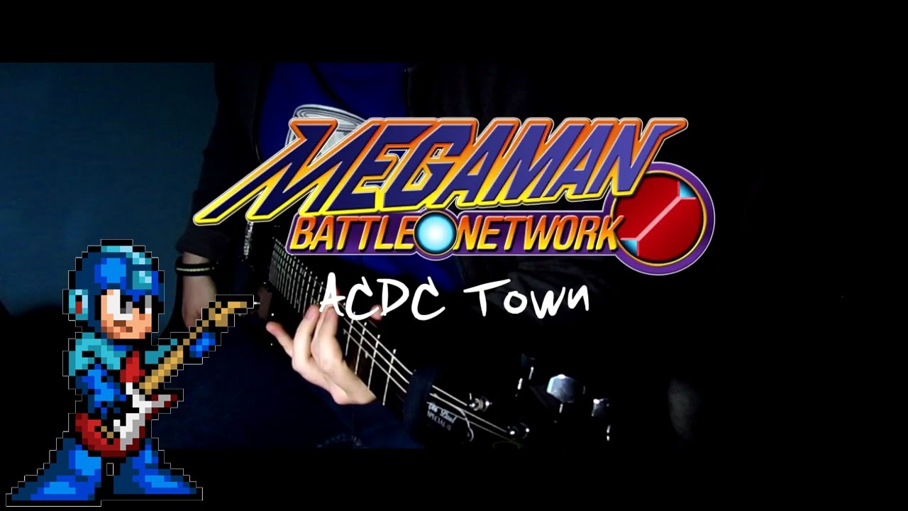ACDC Town (MegaMan Battle Network) Chiptune/Metal Guitar Cover | Dacian Grada