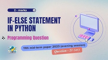 Question - 21 (or) | Class 11th 2023 CS mid-term Paper (evening session) | Loops in Python