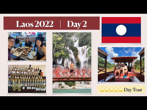 Laos 2022 | Day 2 of 4 | Luang Prabang Day Tour & Night Market