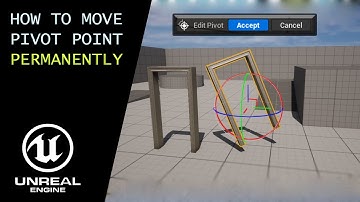 How to Change Pivot Point PERMANENTLY in Unreal Engine 5