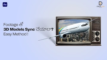 Sync 3D Models with Footage? Easy Method 🤯| Ep - 5 | Digital Rama