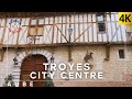   france medieval streets beautiful walk 4k canal du trevois cit du vitrail cathedral