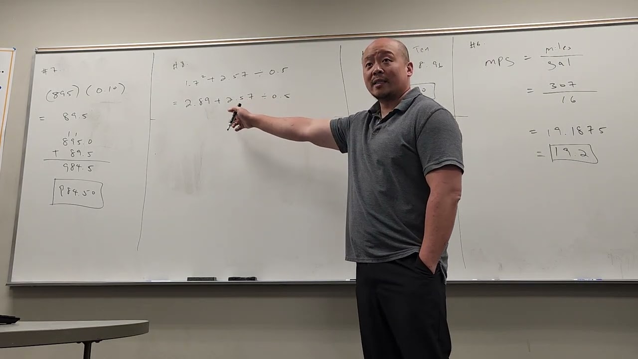 MATH 1012 - Midterm Review Part 1