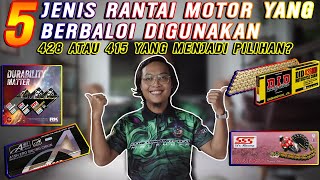 5 Jenis Rantai Motor Terbaik | RK Oring | Rantai Aji Racing | Rantai Triple S | Rantai DID Gold HD