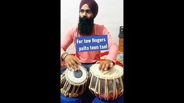 #lesson teen taal palta for two fingers practice #shortvideo #tablalessons #tabla