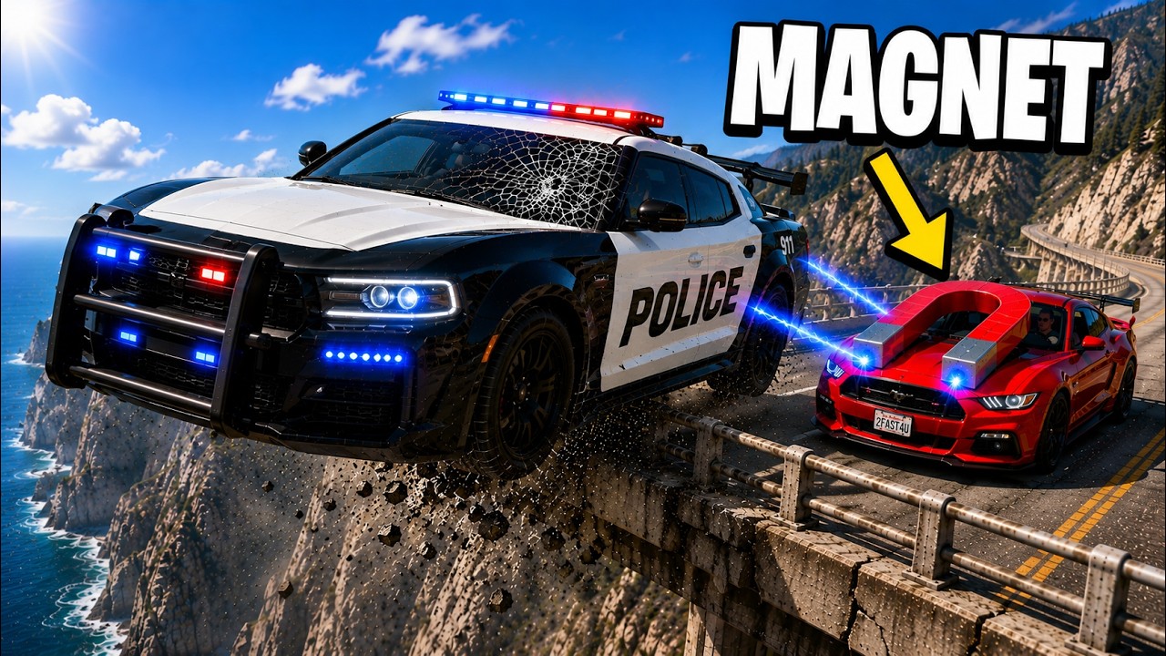 I Became A Getaway Driver in Magnet Car on GTA 5 RP