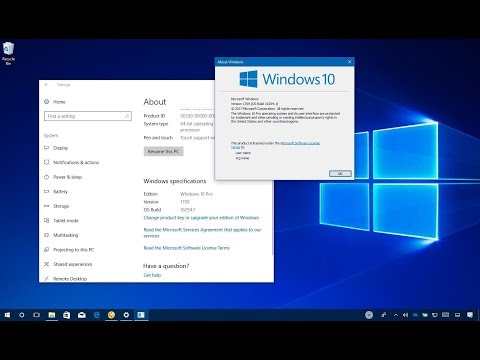 Как узнать номер сборки Windows 10?