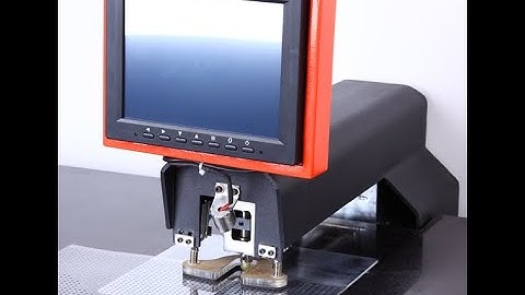 CCD alignment target hole punching machine