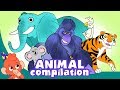 Learn Animals for Kids | Animal videos Compilation for Children | Club Baboo