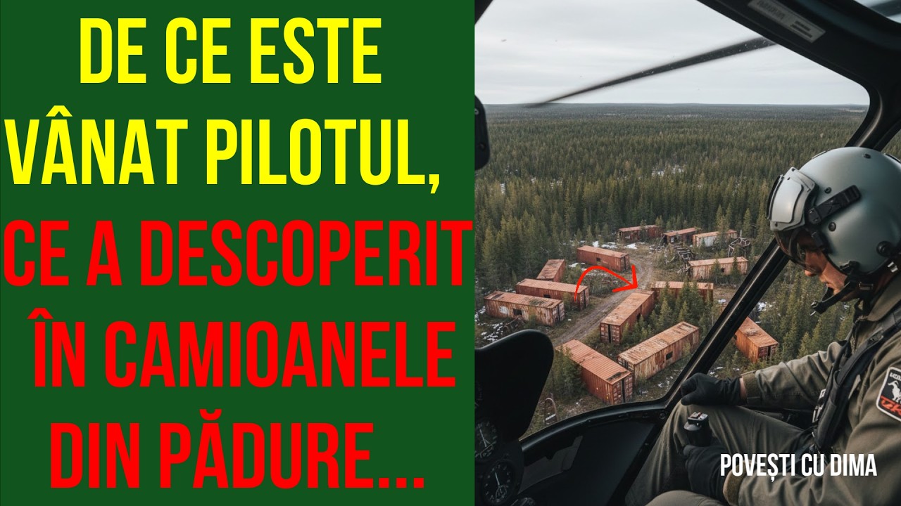 De ce este vânat pilotul,  Ce a descoperit  în camioanele din pădure...