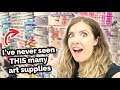 I Went To The BIGGEST Art Supply WAREHOUSE?! - YouTube