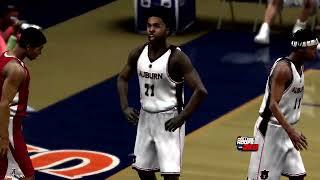 Alabama Crimson Tide vs Auburn Tigers - College Hoops NCAA 2K8 Rosters 2024 Season