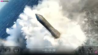 SOFT SPLASHODOWN OF STARSHIP IN THE INDIAN OCEAN! STARSHIP FLIGHT 13 ππ₯