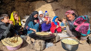 Living underground : Cooking Original Kabuli Pulao in a cave | Village life Afghanistan