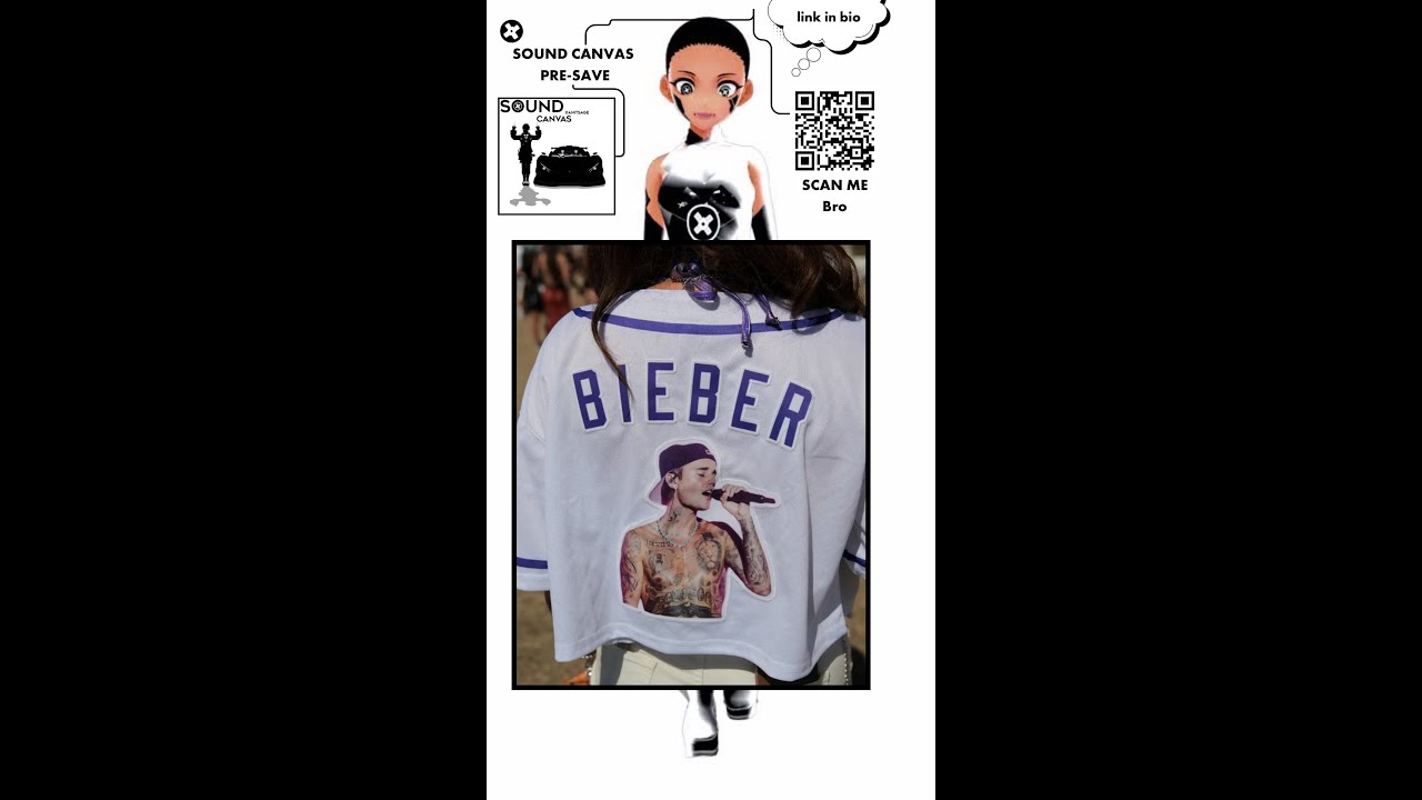 A person wearing a Justin Bieber shirt during Coachella