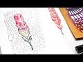 Using Stencils With Watercolours in Your Art Journal Or Sketchbook