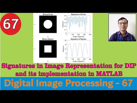 Signatures in Image Representation for DIP &its implementation in MATLAB||Representation Description