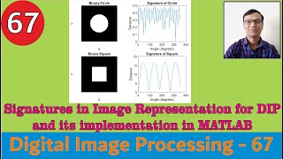 Signatures in Image Representation for DIP &its implementation in MATLAB||Representation Description