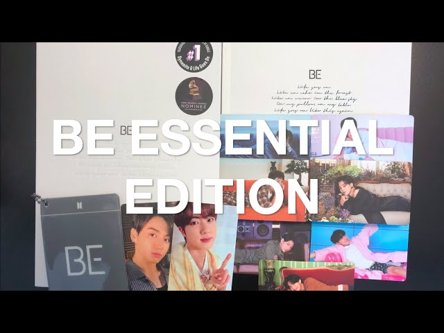 BTS BE ESSENTIAL EDITION (WEVERSE PREORDER GIFT + FLIP THROUGH