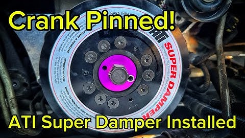 How to Supercharge a C6 Corvette Ep. 2 — Crank Pinning, Tensioner Reinstall, & ATI Damper Install!