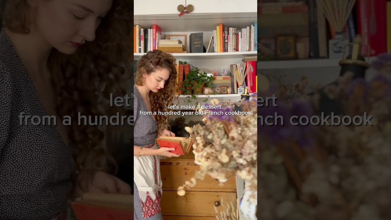 Baking from a 100 year old French cookbook! 