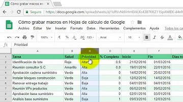 Cómo grabar macros en Hojas de cálculo de Google