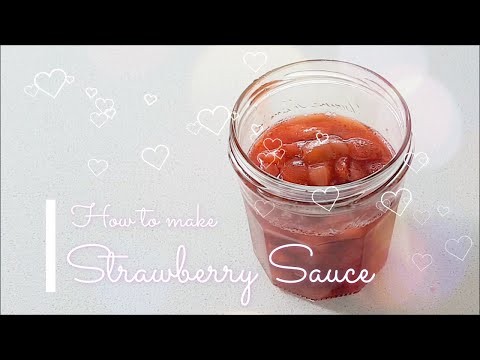 Easy! Strawberry Sauce♪ / 簡単！ストロベリーソース♪